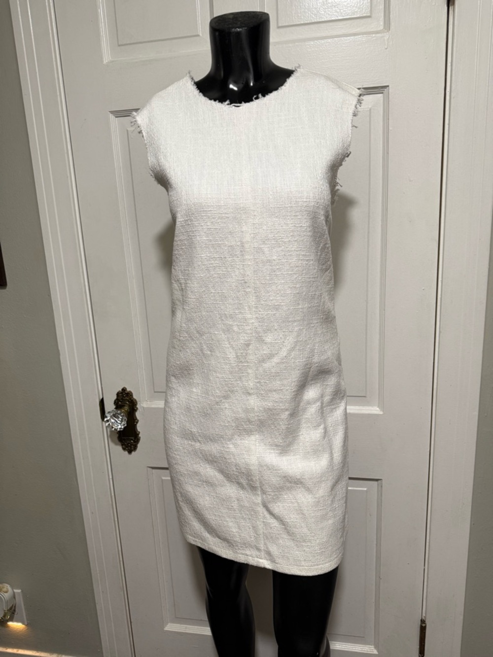 New White Size 6 Keyhole ASOS‎ Dress Sleeveless Spring Summer